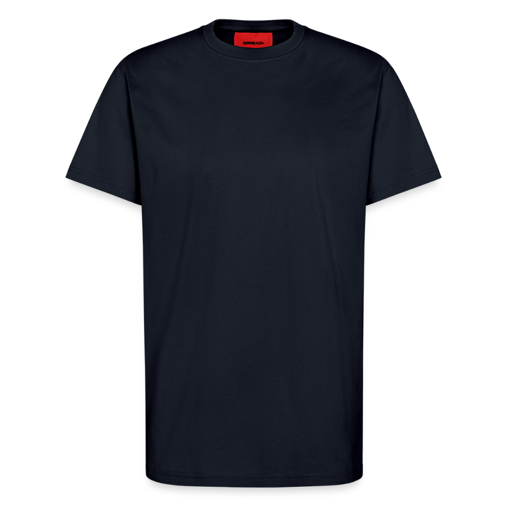 Organic relaxed T-shirt made in EU - DARK NAVY