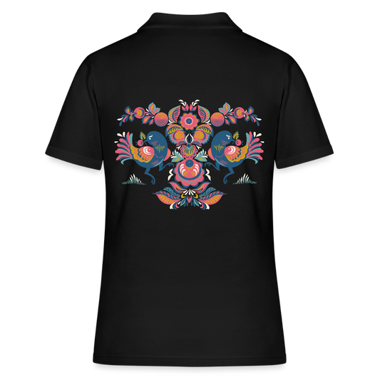 Women's Polo Shirt - zwart