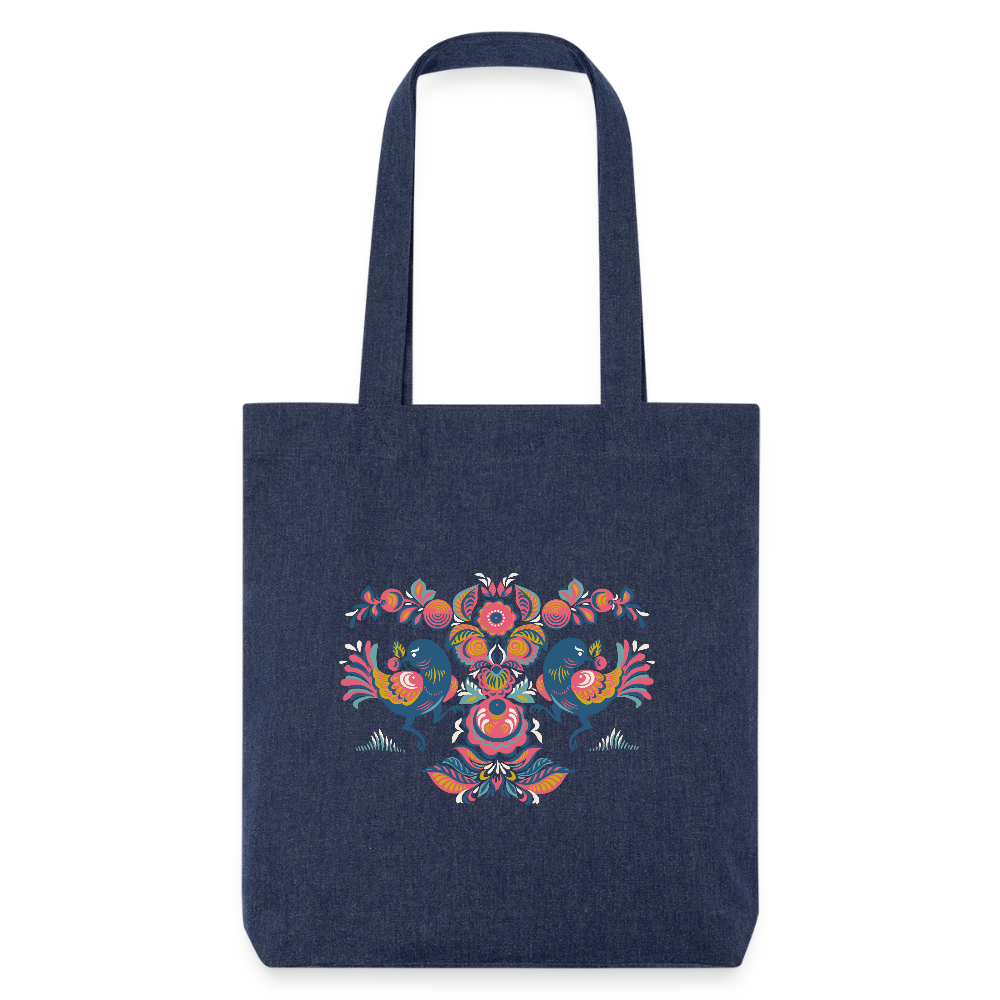 Stanley/Stella heavyweight gerecycled stoffen tas - mix blauw