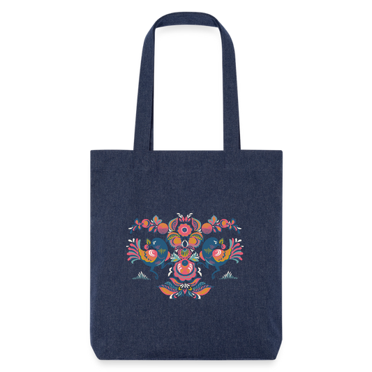 Stanley/Stella heavyweight gerecycled stoffen tas - mix blauw