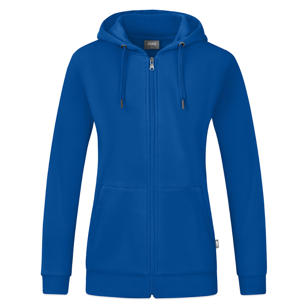 JAKO Vrouwen ziphoodie Organic - blauw
