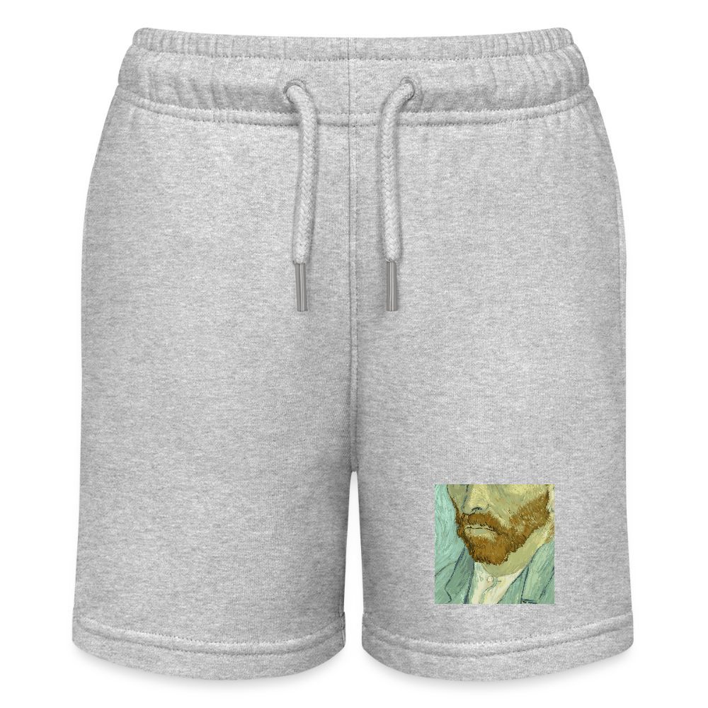 Stanley/Stella teenager bio-joggingshorts MINI BOLTER - grijs gemêleerd
