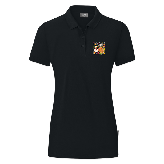 JAKO Vrouwen polo Organic - zwart