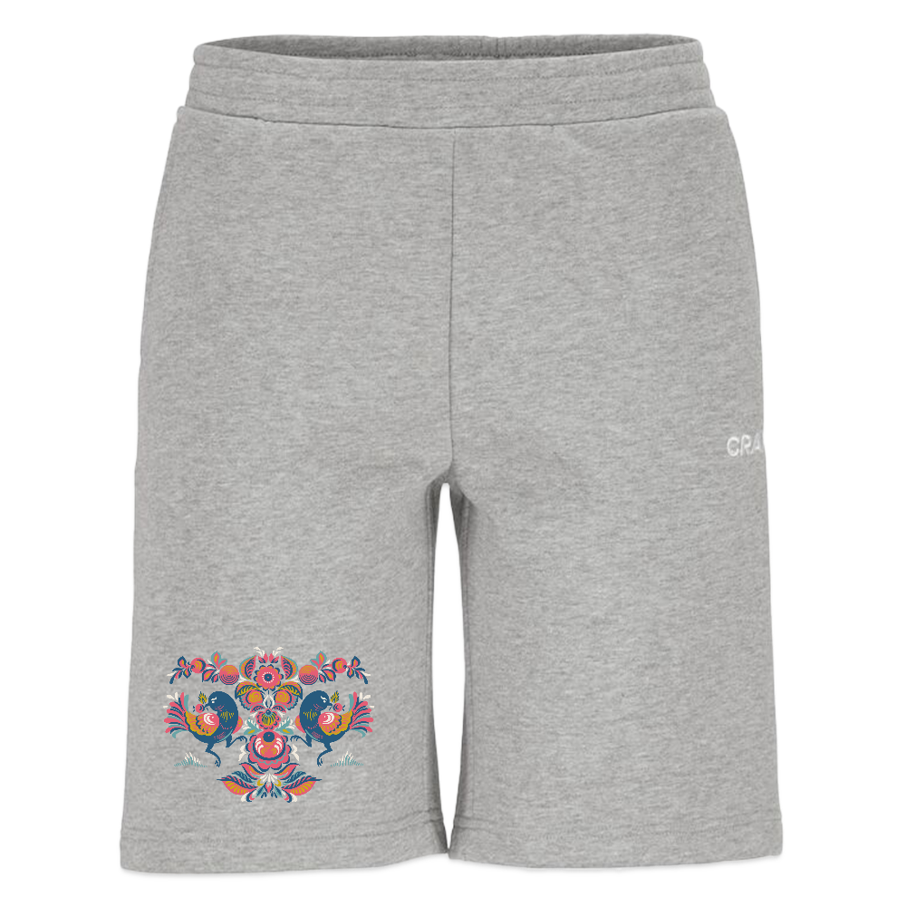 CRAFT Community 2.0 sweatshorts - grijs gemêleerd