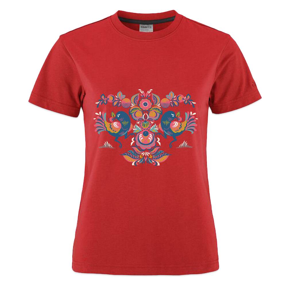 CRAFT Community 2.0 vrouwen T-shirt - rood