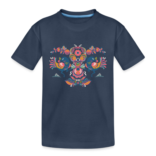 Kinderen premium biologisch T-shirt - navy