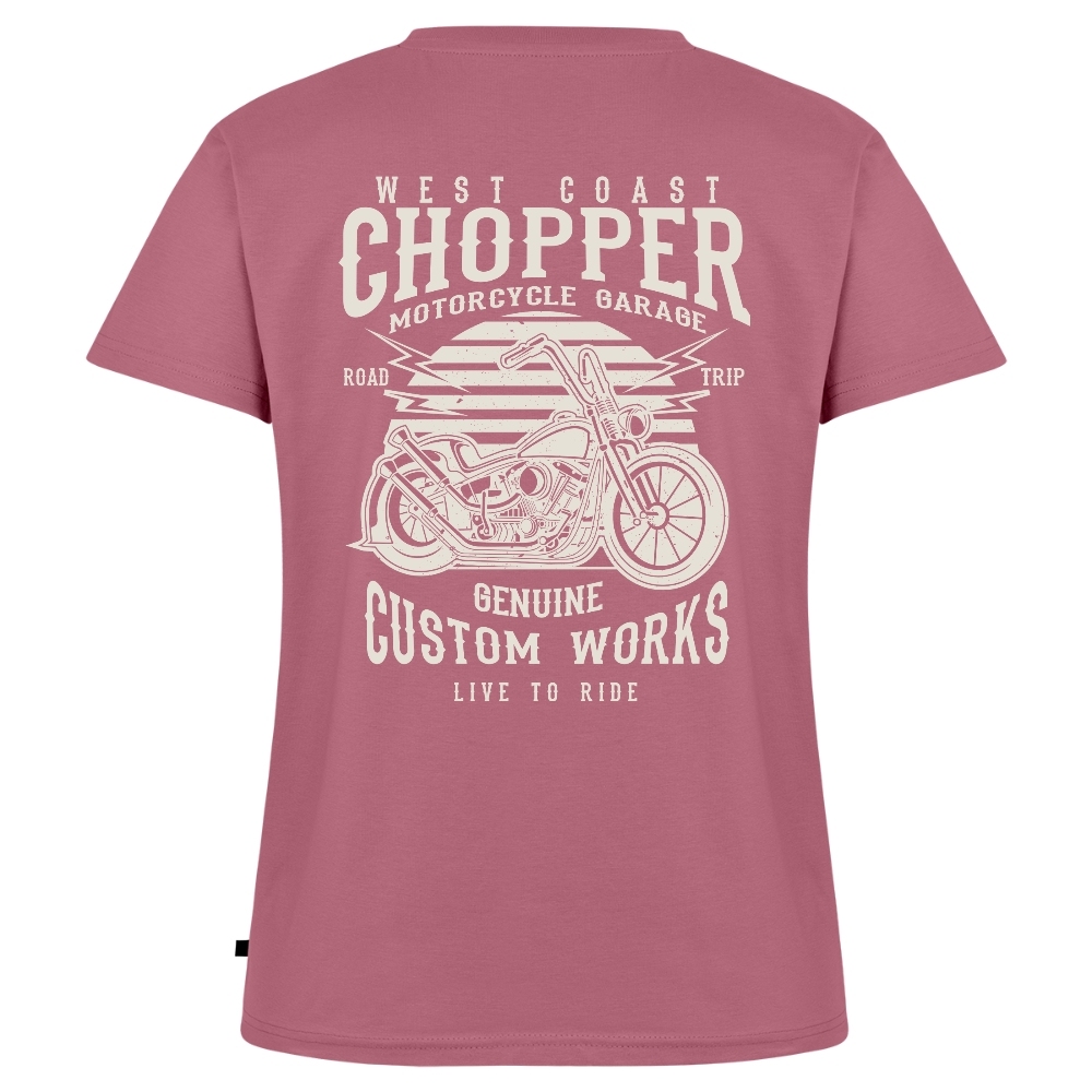 Vrouwen bio T-shirt met V-hals van Stanley & Stella - mauve