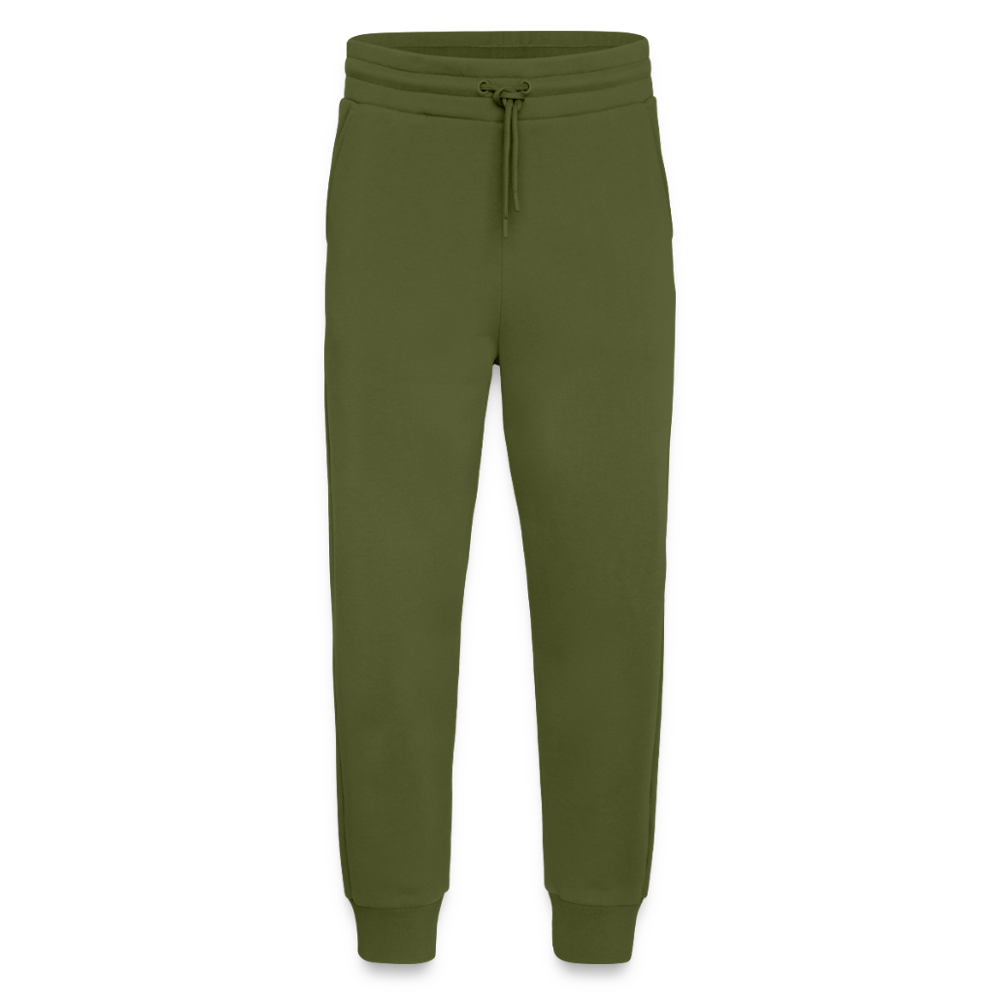 Organic relaxed joggingbroek made in EU - MOSS GREEN