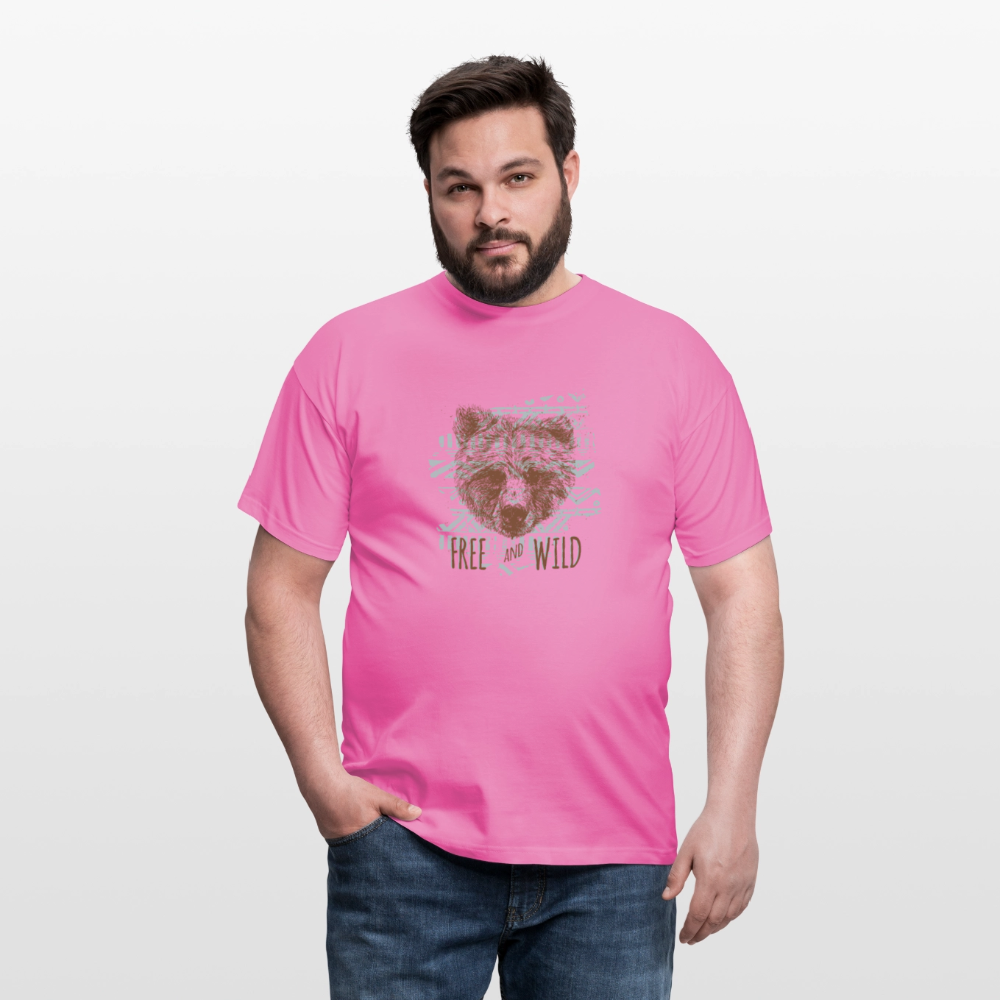 Mannen T-shirt - roze
