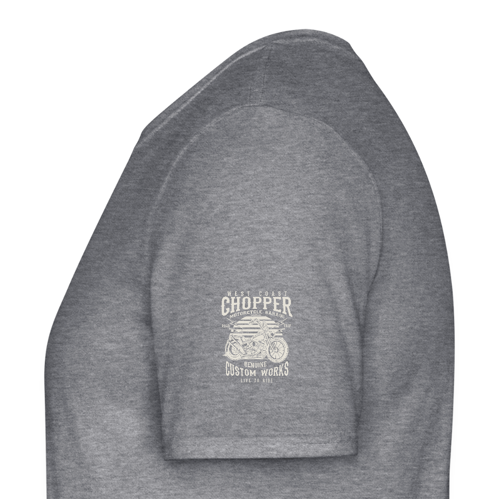 Mannen T-shirt - grafiet gemêleerd
