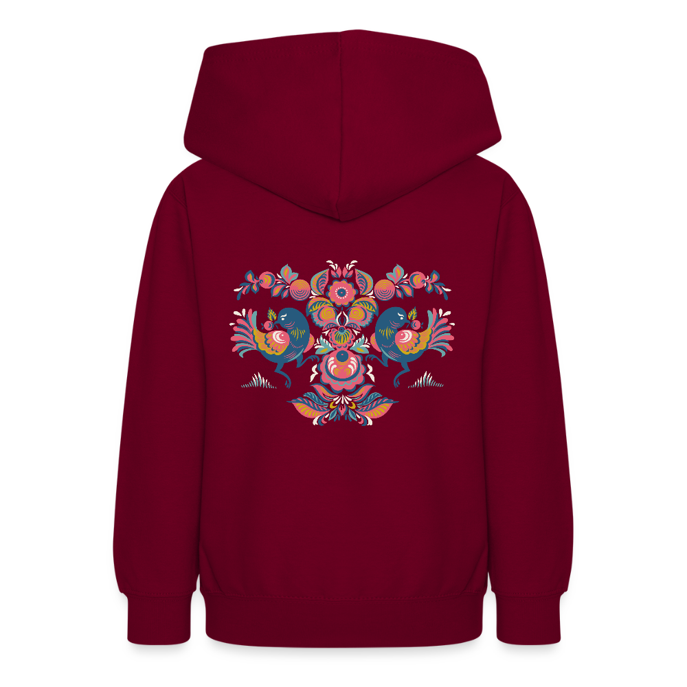 Teenager hoodie - bordeaux