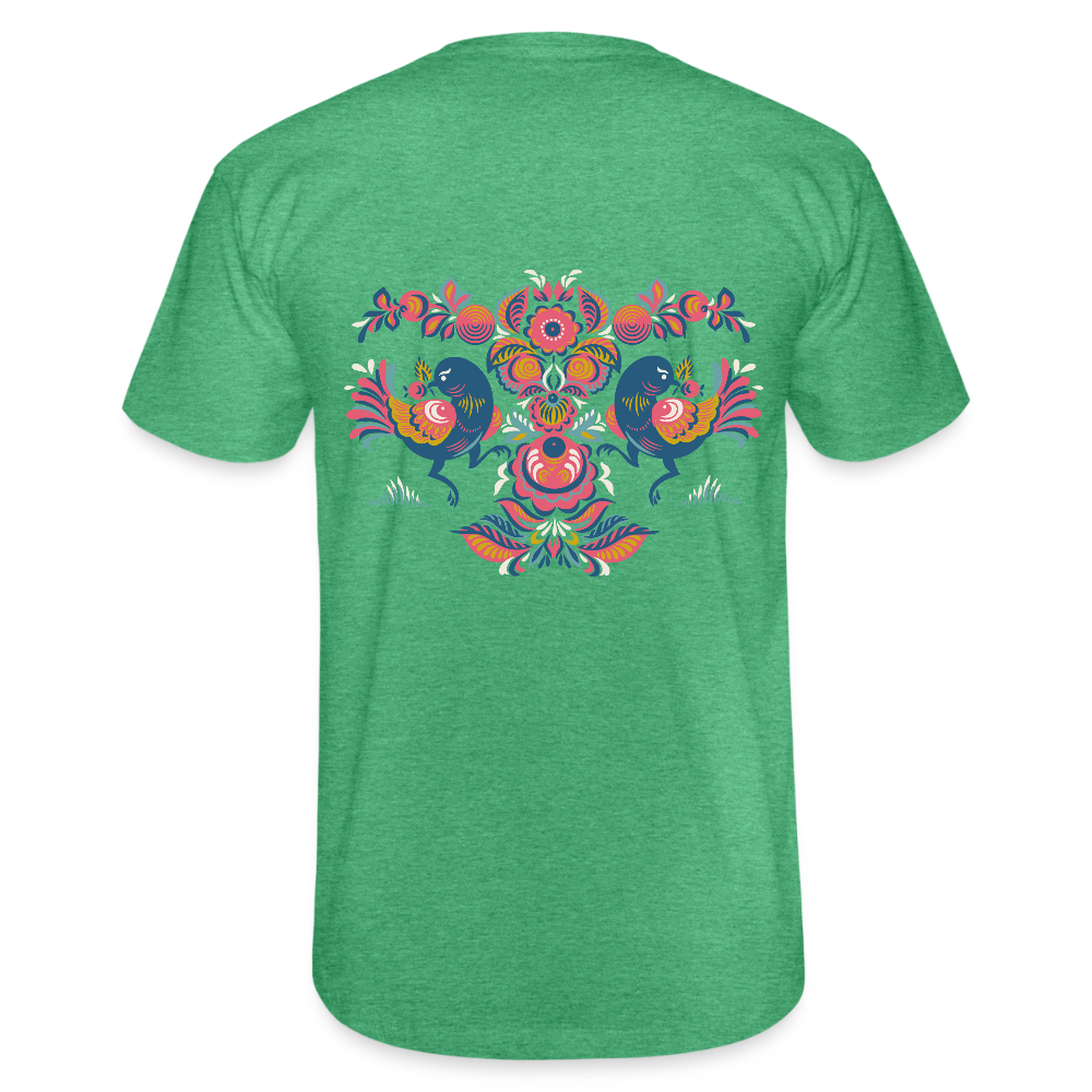 Mannen T-shirt van Fruit of the Loom - heather groen