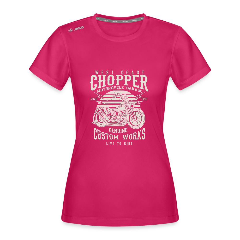 JAKO Vrouwen T-shirt Run 2.0 - donker roze