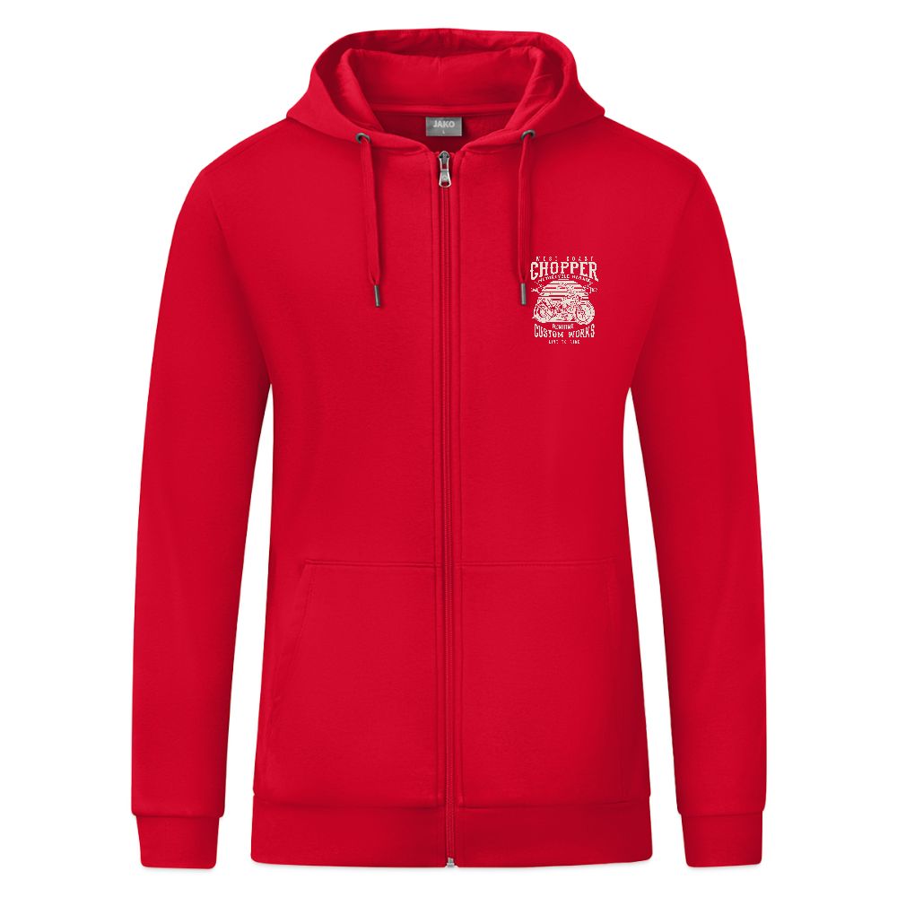 JAKO Ziphoodie Organic - rood