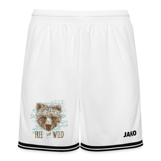 JAKO basketbalshort Center 2.0 - wit/zwart