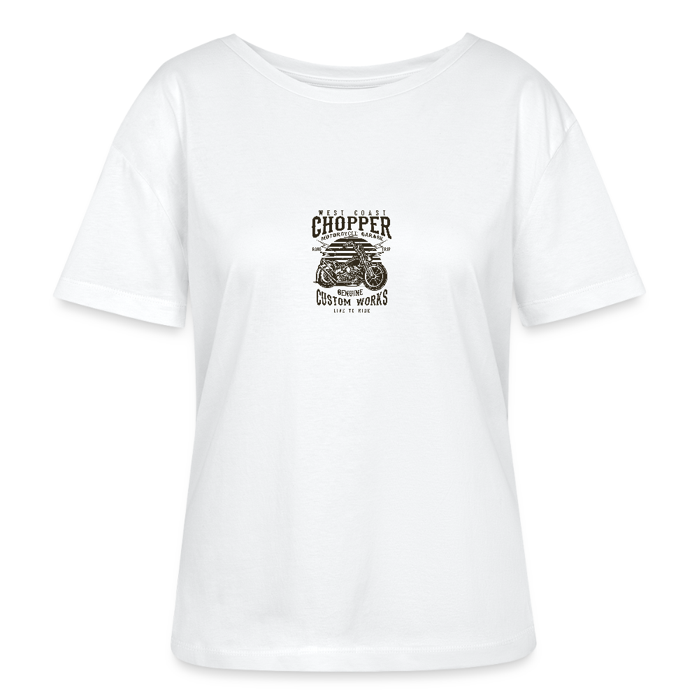 Stanley/Stella Relaxed vrouwen bio-T-shirt met ronde hals SERENA - wit