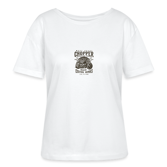 Stanley/Stella Relaxed vrouwen bio-T-shirt met ronde hals SERENA - wit