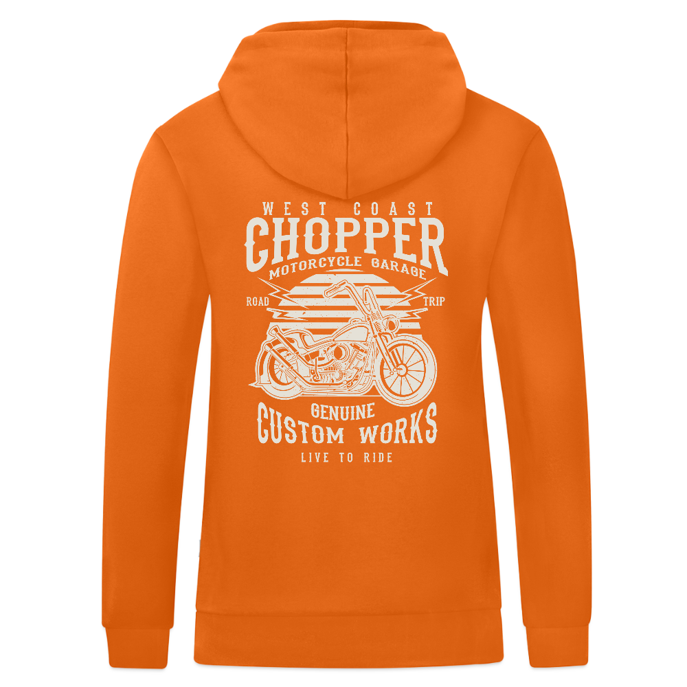 JAKO Ziphoodie Organic - neonoranje