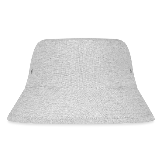 Stanley/Stella gerecyclede bucket hat - grijs gemêleerd
