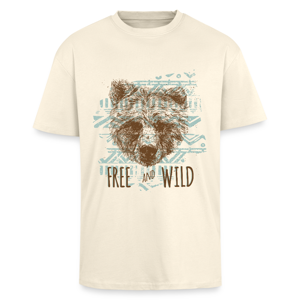 Dik oversized T-shirt - creme