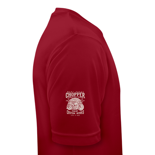 Mannen T-shirt ademend actief - donkerrood