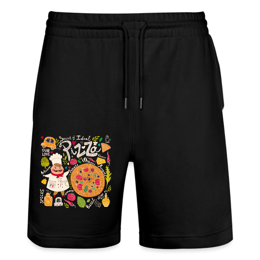 Stanley/Stella uniseks bio-joggingshorts Mover - zwart