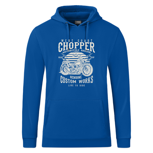 JAKO Hoodie Organic - blauw