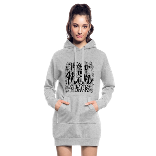 Hoodiejurk - grijs gemêleerd