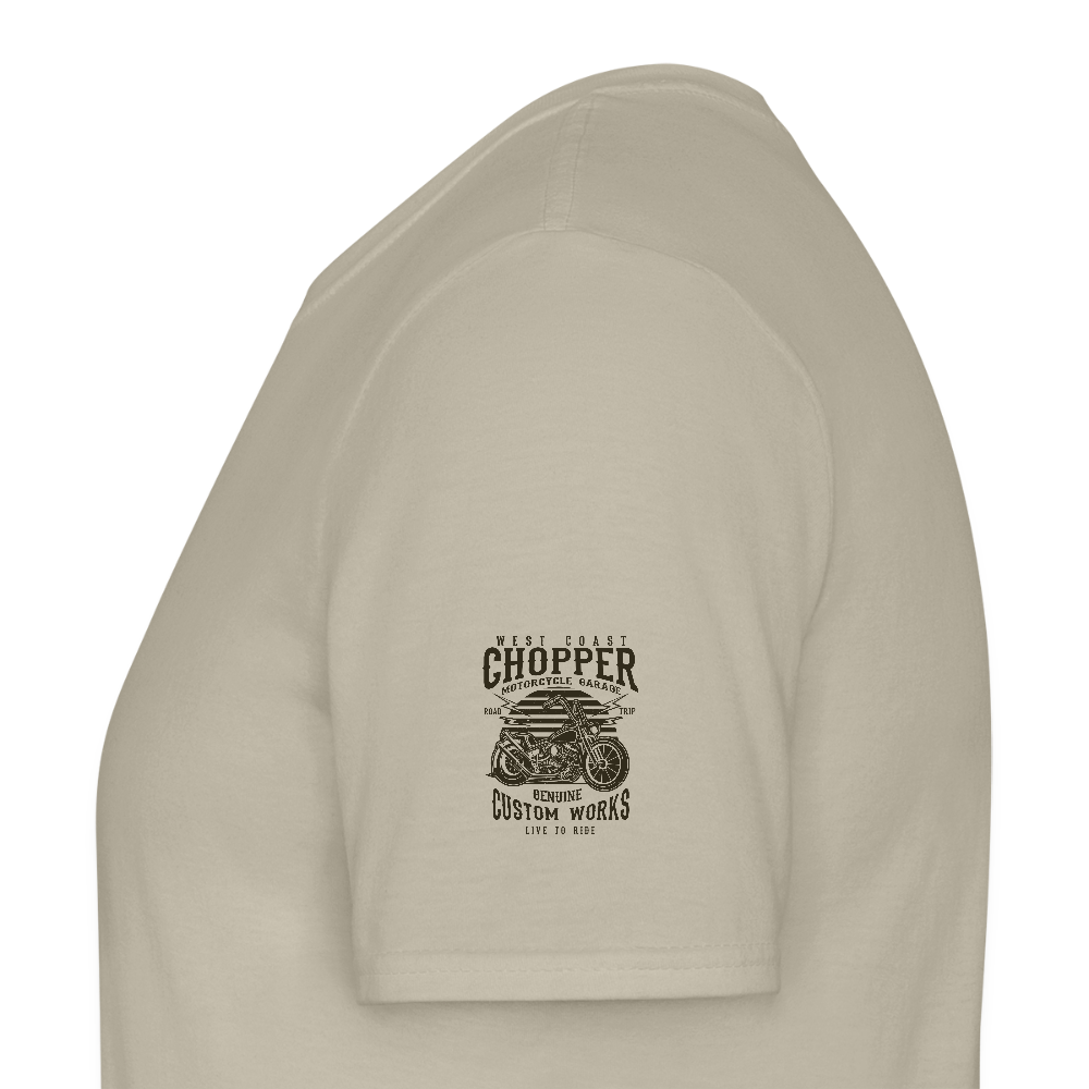 Mannen T-shirt - zandbeige