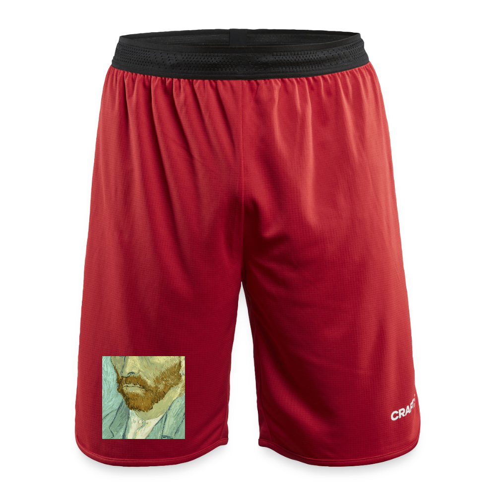 CRAFT Progress kinder-basketbalshorts - donkerrood