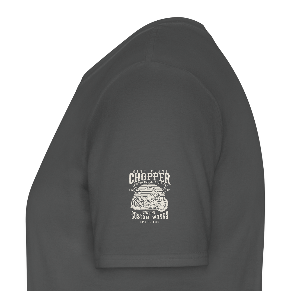 Mannen T-shirt - houtskool