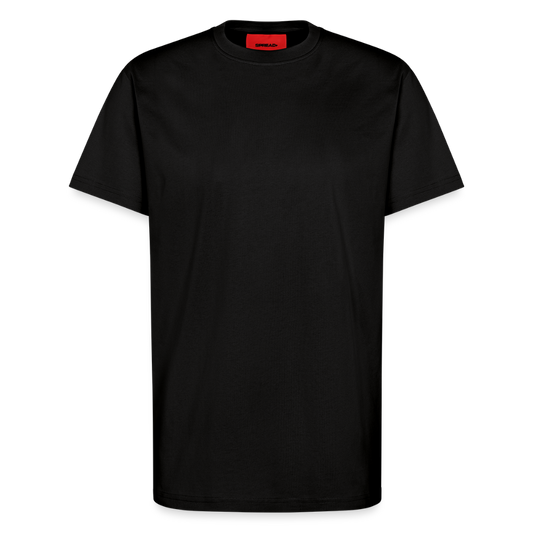 Organic relaxed T-shirt made in EU - SOLID BLACK