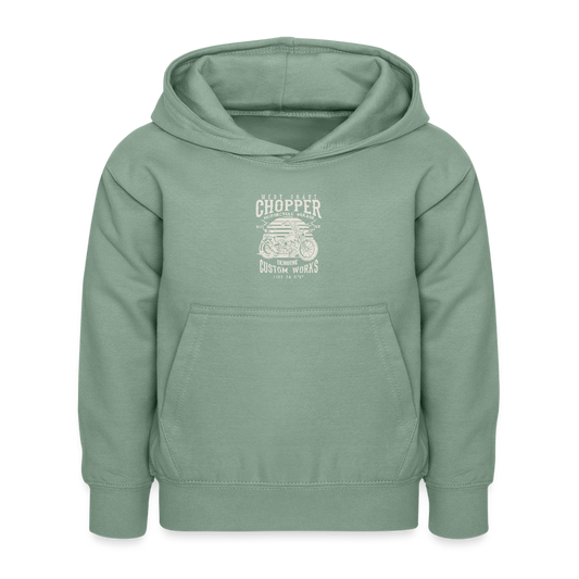 Kinderhoodie - grijsgroen