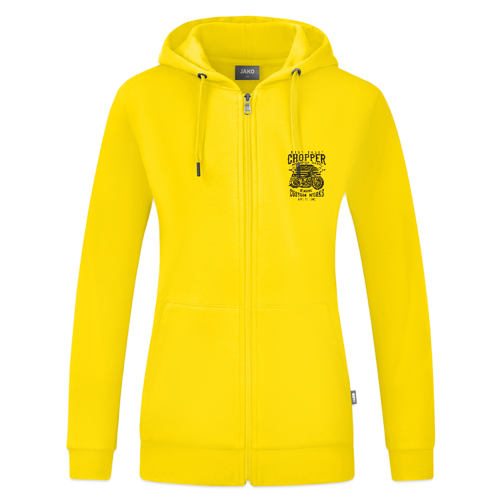 JAKO Vrouwen ziphoodie Organic - geel