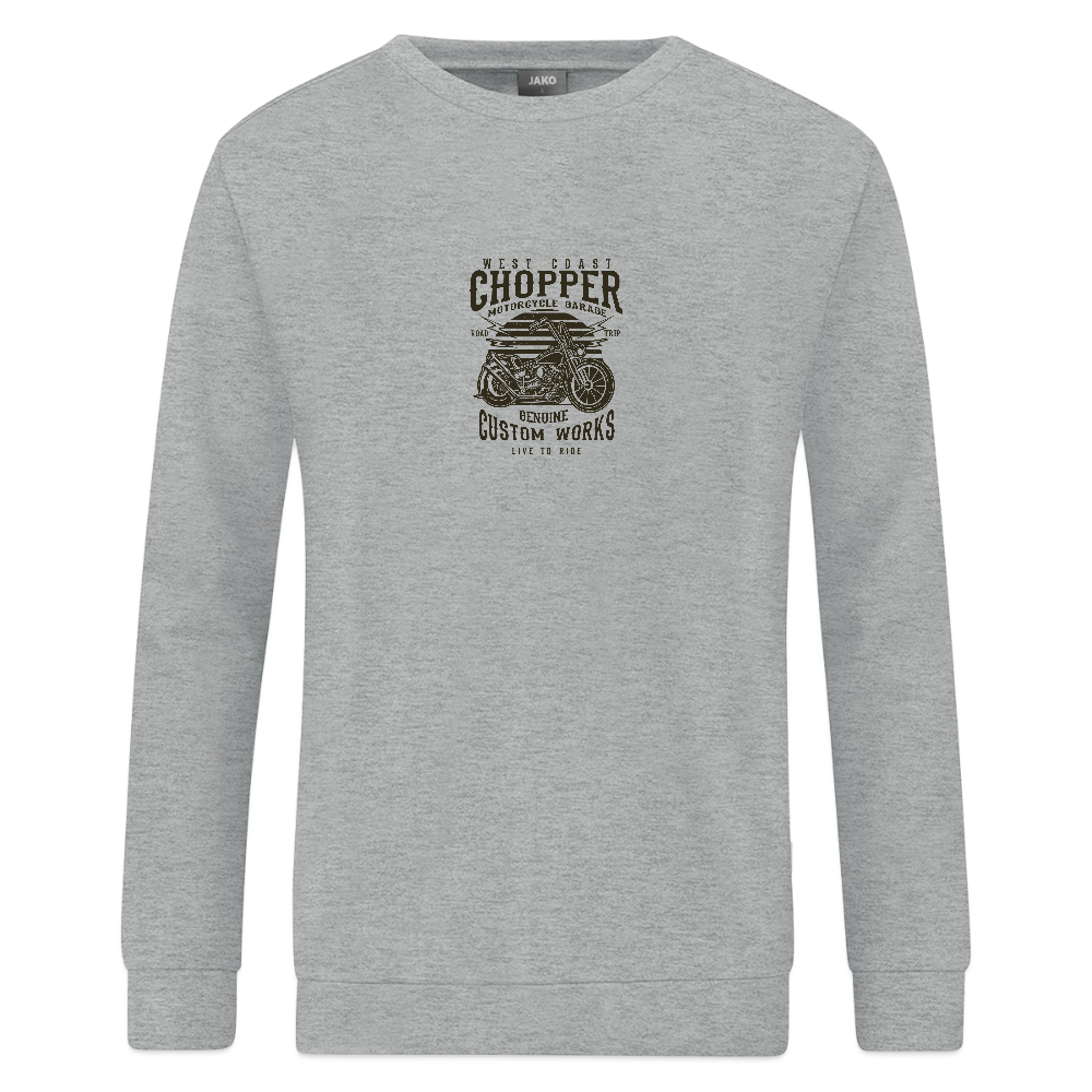 JAKO Sweatshirt Organic - grijs gemêleerd