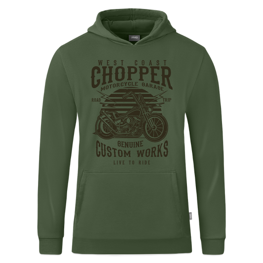 JAKO Kinderhoodie Organic - dennengroen