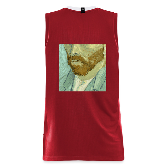 CRAFT Progress mannen basketbalshirt - donkerrood