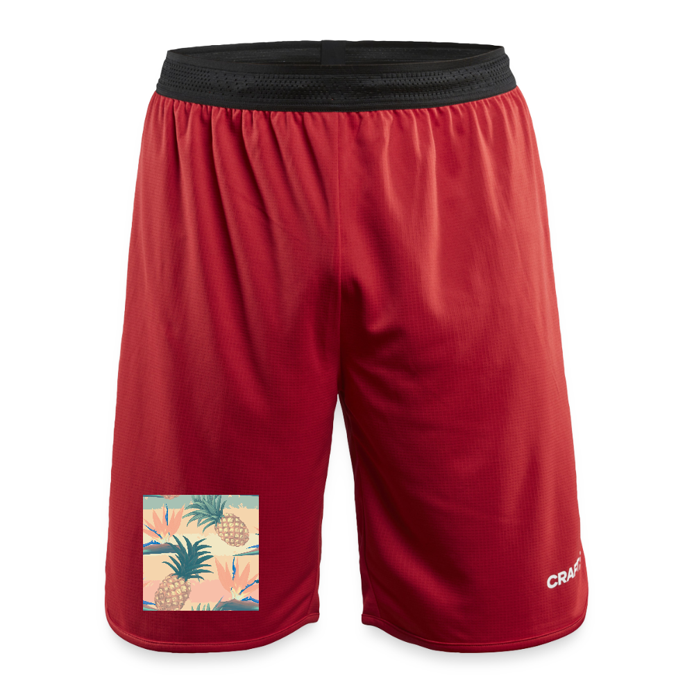 CRAFT Progress kinder-basketbalshorts - donkerrood