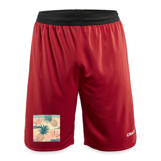 CRAFT Progress kinder-basketbalshorts - donkerrood
