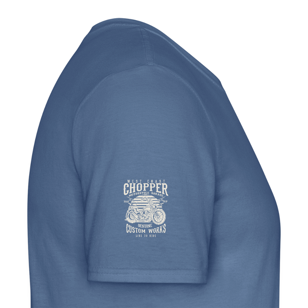 Mannen T-shirt - duifblauw 