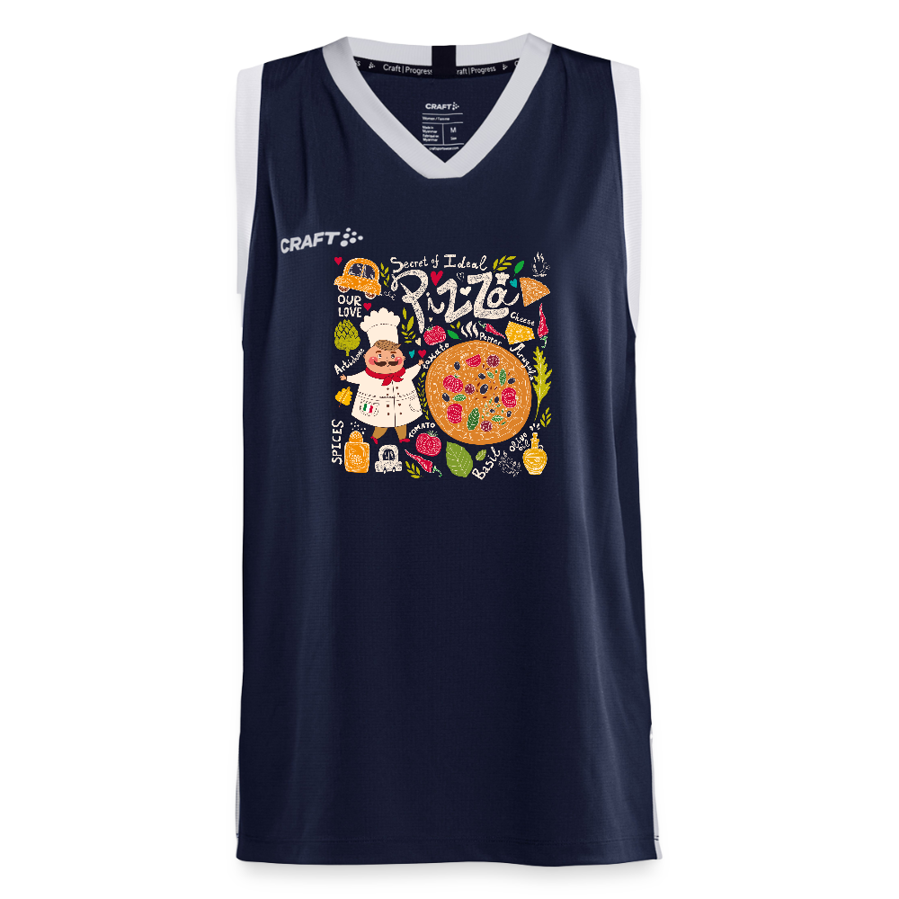 CRAFT Progress kinder-basketbalshirt - navy