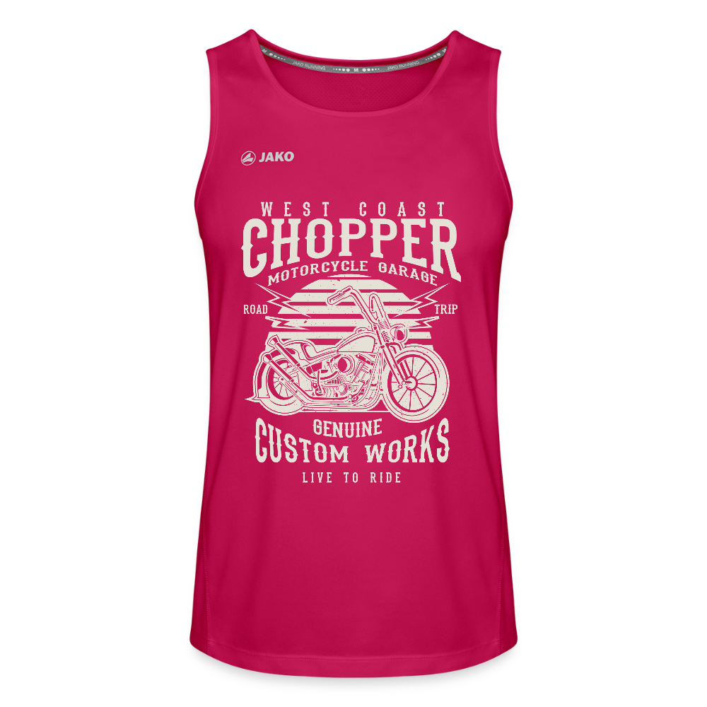 JAKO Mannen tanktop Run 2.0 - donker roze