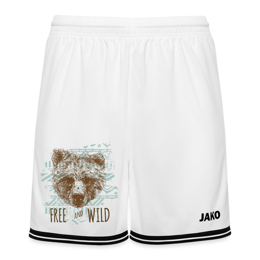 JAKO basketbalshort Center 2.0 - wit/zwart
