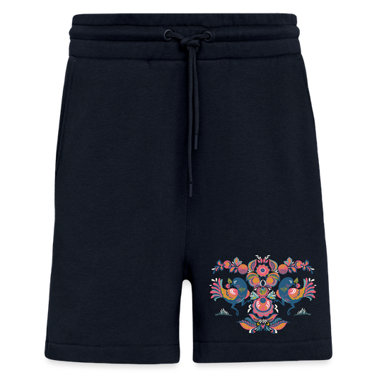 Organic relaxed shorts made in EU - DARK NAVY