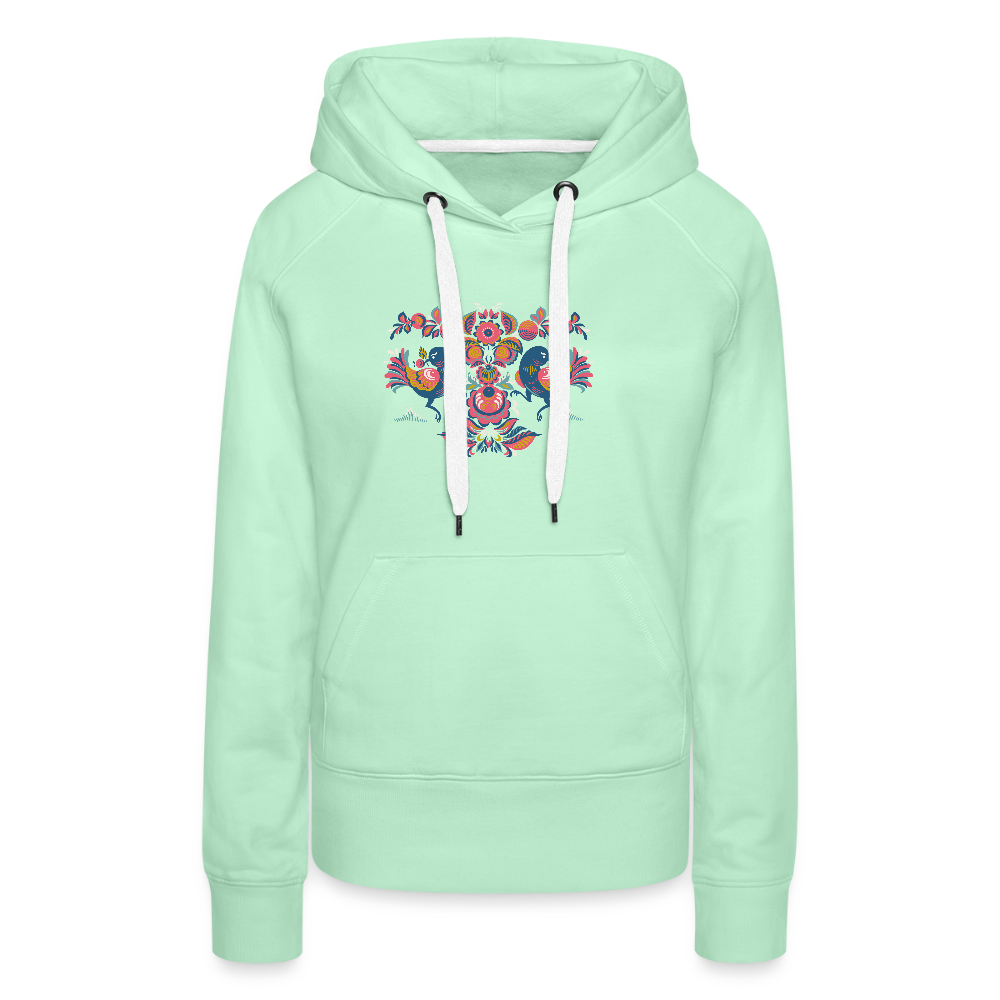 Vrouwen Premium hoodie - licht mintgroen