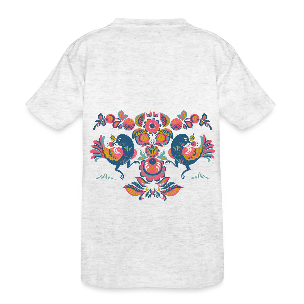 Kinderen Heavy Cotton T-shirt - heather wit