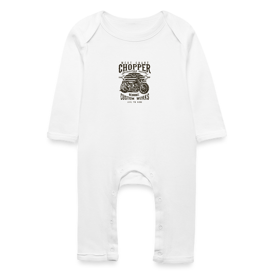 Baby bio kruippakje - wit
