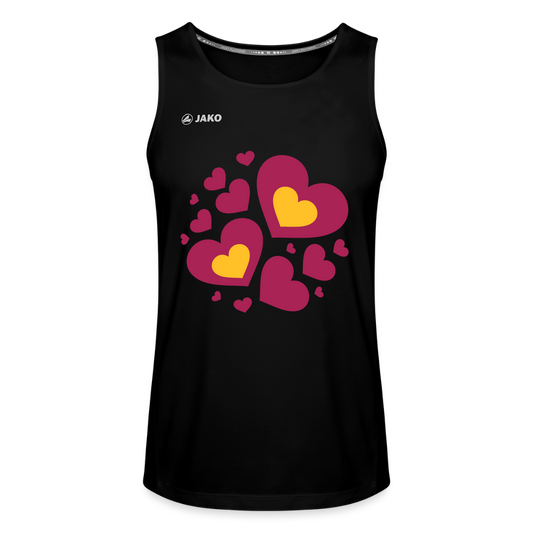 JAKO Mannen tanktop Run 2.0 - zwart