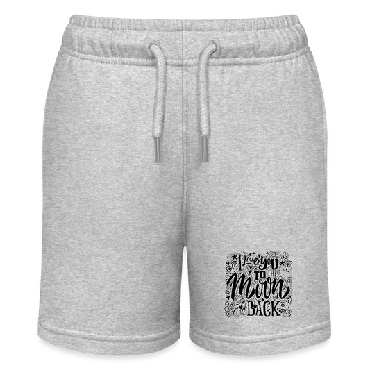 Stanley/Stella teenager bio-joggingshorts MINI BOLTER - grijs gemêleerd