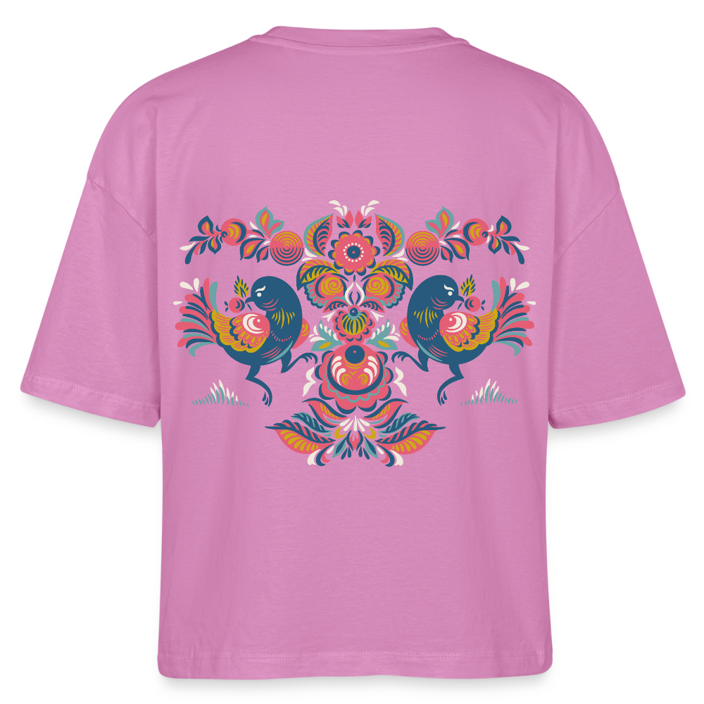 Stanley/Stella Vrouwen Boxy bio-T-shirt Nova - Roze